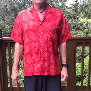 Blue Ginger Hawaiian Aloha Shirt size M
